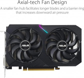 ASUS Dual GeForce RTX 3050 OC V2 8GB Graphics Card (DUAL-RTX3050-O8G-V2 ASUS Dual GeForce RTX 3050 OC V2 8GB Graphics Card (DUAL-RTX3050-O8G-V2