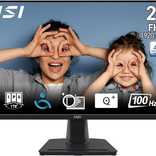 MSI PRO MP225 21.5 Inch Full HD IPS Panel, 100 Hz, Eye-Friendly Screen, Tilt-Adjustable - HDMI, D-Sub (VGA) MSI PRO MP225 21.5 Inch Full HD IPS Panel, 100 Hz, Eye-Friendly Screen, Tilt-Adjustable - HDMI, D-Sub (VGA)