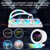 GAMEON - KRAKEN N360 LCD Display Liquid CPU Cooler 360mm With ARGB Tube  White 