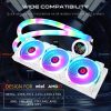 GAMEON - KRAKEN N360 LCD Display Liquid CPU Cooler 360mm With ARGB Tube - Black GAMEON - KRAKEN N360 LCD Display Liquid CPU Cooler 360mm With ARGB Tube - Black