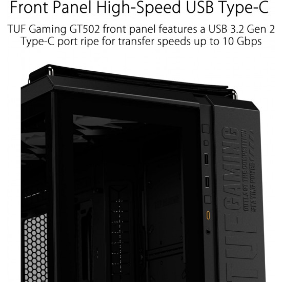 ASUS TUF Gaming GT502 PLUS Midi Tower Black ASUS TUF Gaming GT502 PLUS Midi Tower Black