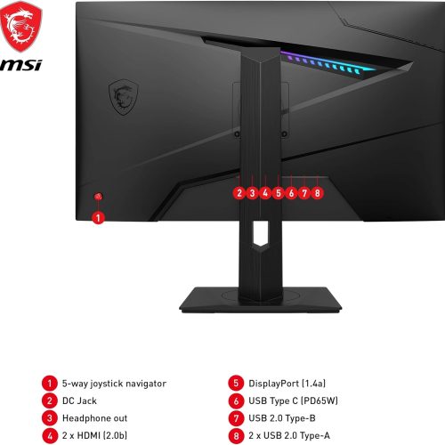MSI MAG 274QRF-QD E2 27" 180Hz WQHD Gaming Monitor MSI MAG 274QRF-QD E2 27" 180Hz WQHD Gaming Monitor