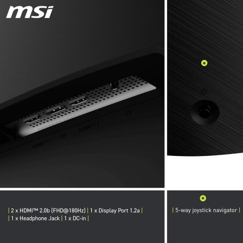 MSI MAG 32C6 32inch curved 1920x1080, 180Hz Refresh rate, 1 Gaming Monitor MSI MAG 32C6 32inch curved 1920x1080, 180Hz Refresh rate, 1 Gaming Monitor