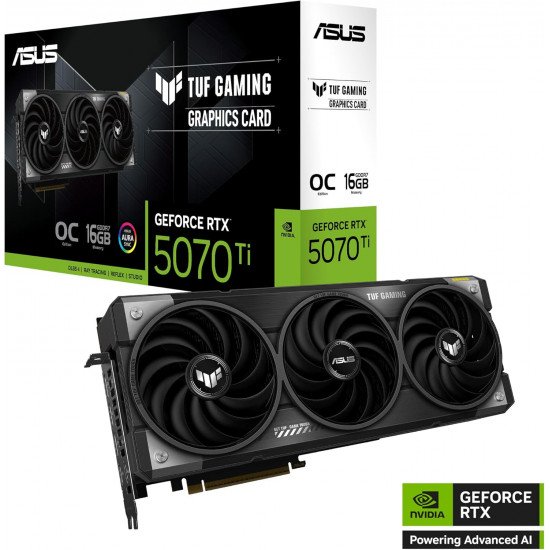 Asus GeForce RTX 5070 Ti 16GB TUF OC Gaming - graphics card