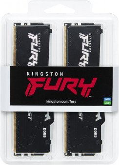 Kingston 16GB 6000MT/s DDR5 CL30 DIMM FURY Beast RGB XMP
