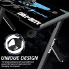 Call Of Duty (COD) Hawksbill Series RGB Flowing Light Gaming Desk With Mouse pad, Headphone Hook & Cup Holder - Black/Blue Call Of Duty (COD) Hawksbill Series RGB Flowing Light Gaming Desk With Mouse pad, Headphone Hook & Cup Holder - Black/Blue