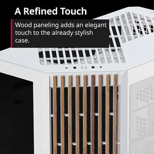 APNX V1 Dual-ChamberMid tower White wood Case APNX V1 Dual-ChamberMid tower White wood Case