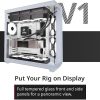 APNX V1 DualChamberMid tower White wood Case APNX V1 DualChamberMid tower White wood Case