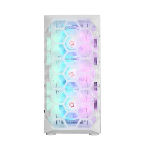 GAMEON Emperor Arctic I Series Mid Tower PC Gaming Case White GAMEON Emperor Arctic I Series Mid Tower PC Gaming Case White