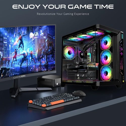 GAMEON Pulse Midnight Series 7 FAN ARGB Mid Tower Gaming CaseBlack GAMEON Pulse Midnight Series 7 FAN ARGB Mid Tower Gaming CaseBlack