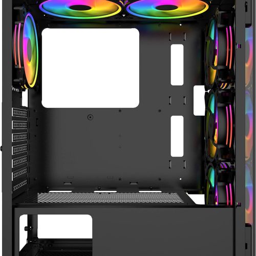 Twisted Minds Titan Glass Mid Tower Gaming Case Black Twisted Minds Titan Glass Mid Tower Gaming Case Black