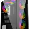 Twisted Minds Titan Glass Mid Tower Gaming CaseBlack Twisted Minds Titan Glass Mid Tower Gaming CaseBlack