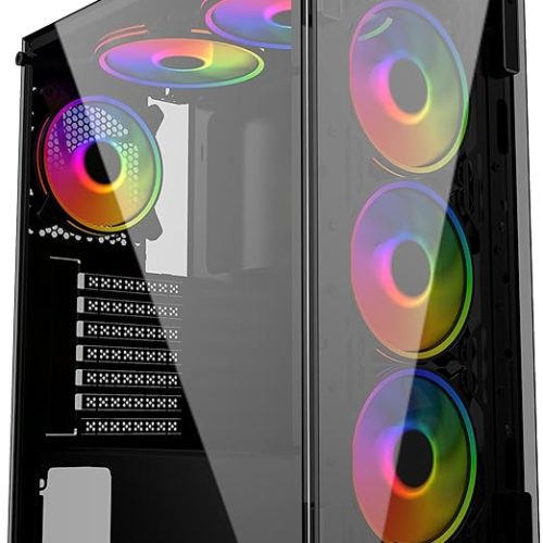 Twisted Minds Titan Glass Mid Tower Gaming CaseBlack Twisted Minds Titan Glass Mid Tower Gaming CaseBlack