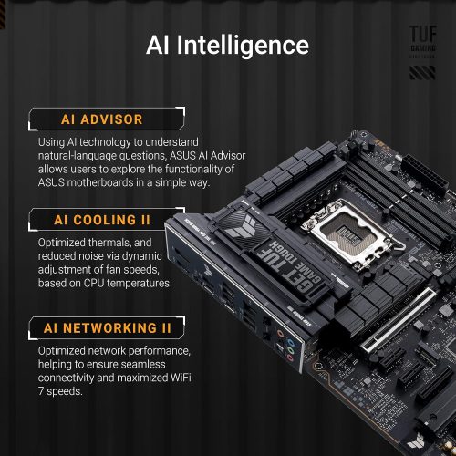 ASUS TUF GAMING Z890-PLUS WIFI DDR5 ASUS TUF GAMING Z890-PLUS WIFI DDR5