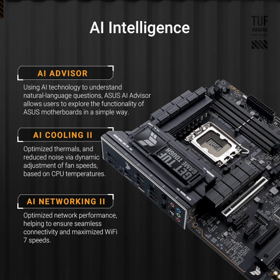 ASUS TUF GAMING Z890-PLUS WIFI DDR5 ASUS TUF GAMING Z890-PLUS WIFI DDR5