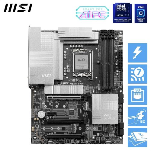 MSI Z890-P WIFI PRO Series Motherboards MSI Z890-P WIFI PRO Series Motherboards