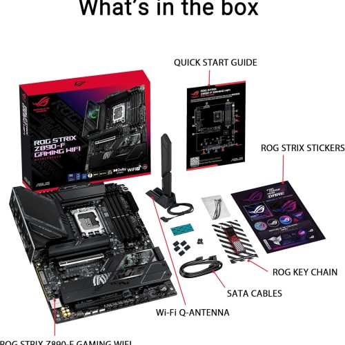 ASUS ROG STRIX Z890-F GAMING WIFI Mainboard Sockel Intel LGA 1851 ASUS ROG STRIX Z890-F GAMING WIFI Mainboard Sockel Intel LGA 1851