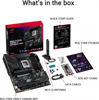 ASUS ROG STRIX Z890-F GAMING WIFI Mainboard Sockel Intel LGA 1851 ASUS ROG STRIX Z890-F GAMING WIFI Mainboard Sockel Intel LGA 1851