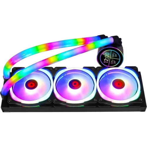 GAMEON - KRAKEN N360 LCD Display Liquid CPU Cooler 360mm With ARGB Tube - Blackمبرد