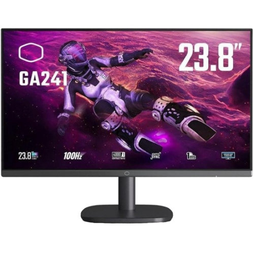COOLER MASTER GA241, 23.8", FHD, VA, HDR10, 100HZ, 1MS, SRGB MONITOR COOLER MASTER GA241, 23.8", FHD, VA, HDR10, 100HZ, 1MS, SRGB MONITOR