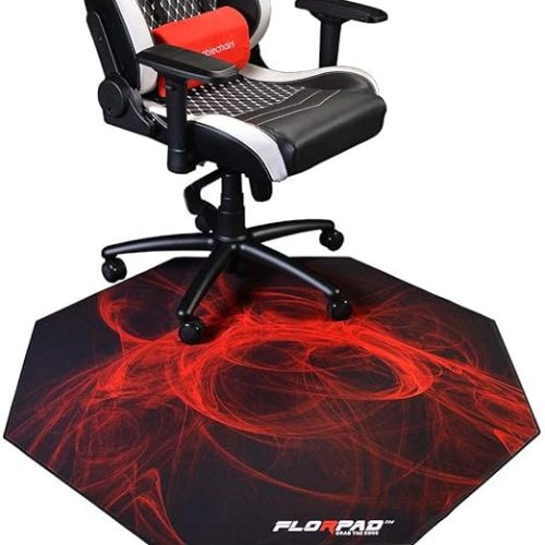 ''Floor pad Fury Gaming Chair Mat Protects All Floors Liquid Resistant Smooth Surface ''Floor pad Fury Gaming Chair Mat Protects All Floors Liquid Resistant Smooth Surface