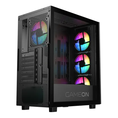 GAMEON Trident IV Series Mid Tower Gaming Case BLACK GAMEON Trident IV Series Mid Tower Gaming Case BLACK
