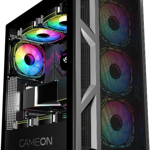 GAMEON Trident IV Series Mid Tower Gaming Case BLACK GAMEON Trident IV Series Mid Tower Gaming Case BLACK