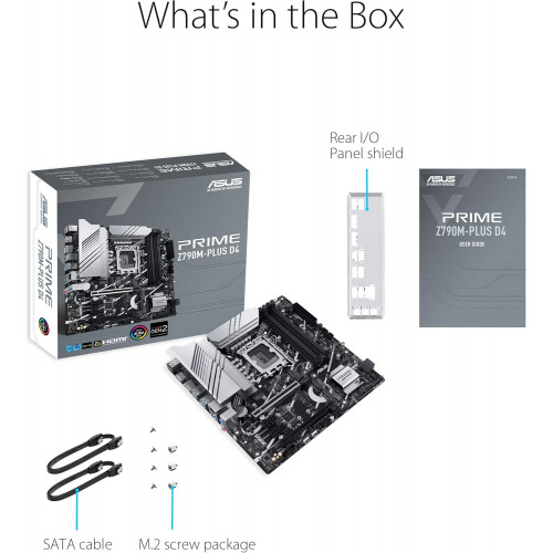 لوحة أم اسوس برايم ASUS PRIME Z790M-PLUS D4 لوحة أم اسوس برايم ASUS PRIME Z790M-PLUS D4