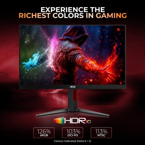 AOC 24G4 – 23.8" FHD 180Hz Gaming Monitor (Fast IPS, HDR10) AOC 24G4 – 23.8" FHD 180Hz Gaming Monitor (Fast IPS, HDR10)