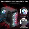 GAMEON Emperor Midnight I Series Mid Tower Gaming Case - Black GAMEON Emperor Midnight I Series Mid Tower Gaming Case - Black