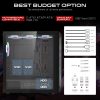 GAMEON Emperor Midnight I Series Mid Tower Gaming Case - Black GAMEON Emperor Midnight I Series Mid Tower Gaming Case - Black