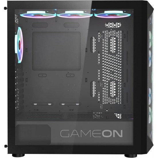 GAMEON Emperor Midnight I Series Mid Tower Gaming Case - Black GAMEON Emperor Midnight I Series Mid Tower Gaming Case - Black