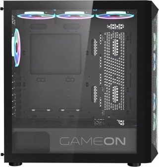 GAMEON Emperor Midnight I Series Mid Tower Gaming Case - Black GAMEON Emperor Midnight I Series Mid Tower Gaming Case - Black