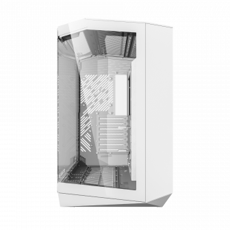DarkFlash DY470 White – Panoramic Case with 4 ARGB Fans