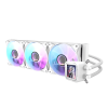 DarkFlash DV360S 360mm ARGB Liquid Cooler with IPS Display – White