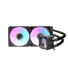  DarkFlash DV240S – 240mm ARGB Liquid CPU Cooler with Hydraulic Fans – Black