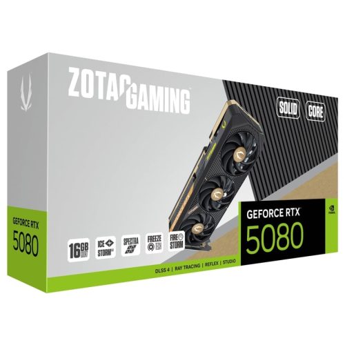 ZOTAC GAMING GeForce RTX 5080 SOLID CORE ZOTAC GAMING GeForce RTX 5080 SOLID CORE