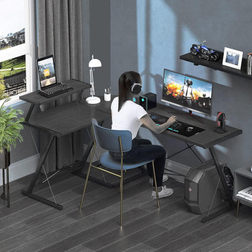GAMEON 3 IN 1 L-SHAPED SLAYER II XL SERIES GAMING DESK GAMEON 3 IN 1 L-SHAPED SLAYER II XL SERIES GAMING DESK