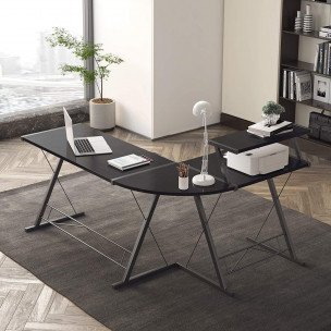 GAMEON 3 IN 1 L-SHAPED SLAYER II XL SERIES GAMING DESK