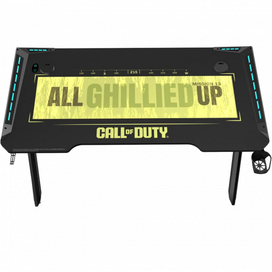GAMEON Hawksbill Series RGB Flowing Light Gaming Desk Mouse pad)  - Black Green