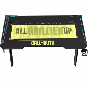 GAMEON Hawksbill Series RGB Flowing Light Gaming Desk Mouse pad)  - Black Green