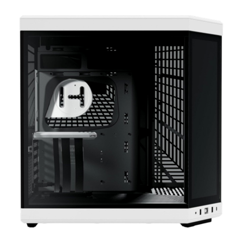 HYTE Y70 Touch Infinite Dual Chamber ATX Mid-Tower Case - Black / White HYTE Y70 Touch Infinite Dual Chamber ATX Mid-Tower Case - Black / White