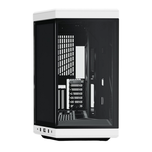 HYTE Y70 Touch Infinite Dual Chamber ATX Mid-Tower Case - Black / White HYTE Y70 Touch Infinite Dual Chamber ATX Mid-Tower Case - Black / White
