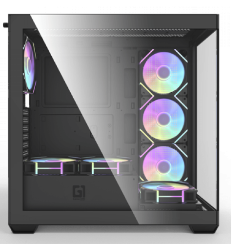 GameOne PHANTOM 7 Black PC Case – ATX Mid-Tower 