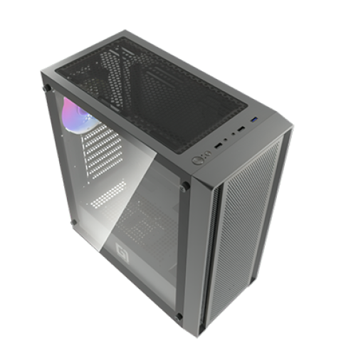 GameOne NITRO 4 Black Case – Mid-Tower, Tempered Glass, ATX Compatible GameOne NITRO 4 Black Case – Mid-Tower, Tempered Glass, ATX Compatible