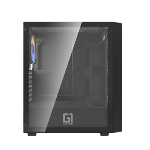 GameOne NITRO 4 Black Case – Mid-Tower, Tempered Glass, ATX Compatible GameOne NITRO 4 Black Case – Mid-Tower, Tempered Glass, ATX Compatible
