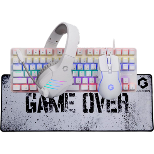 GAMEON VIPER XA All-In-One Artic Series Gaming Bundle Mechanical Keyboard, Headset, Mouse & Mousepad GAMEON VIPER XA All-In-One Artic Series Gaming Bundle Mechanical Keyboard, Headset, Mouse & Mousepad