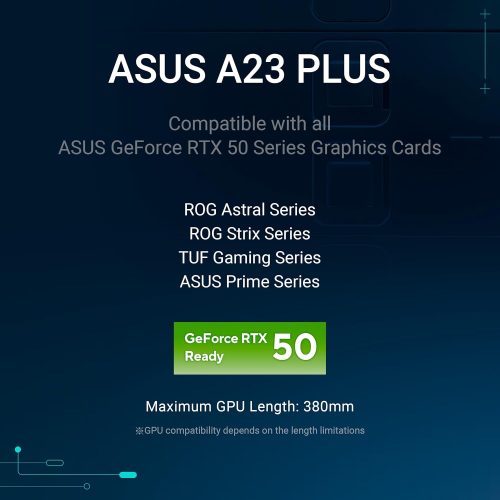 ASUS A23 PLUS TG ARGB BLACK PC Case ASUS A23 PLUS TG ARGB BLACK PC Case