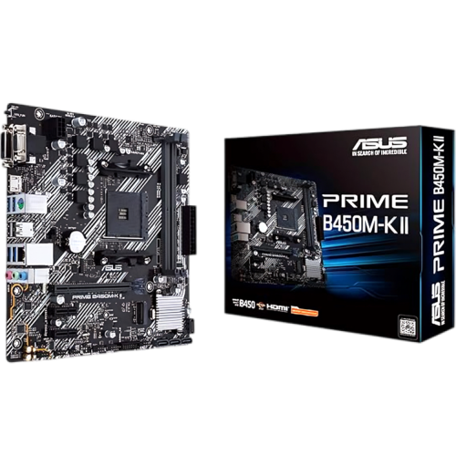 ASUS PRIME B450M-K II Micro-ATX Motherboard ASUS PRIME B450M-K II Micro-ATX Motherboard