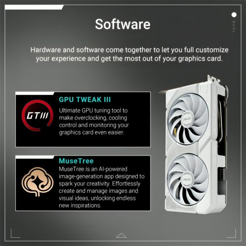ASUS Dual GeForce RTX 5060 Ti 16GB GDDR7 White OC Edition ASUS Dual GeForce RTX 5060 Ti 16GB GDDR7 White OC Edition